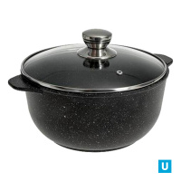 Кастрюля-казан 3 л "Орион" Мрамор, а/п, ст/кр. инд. упаковка