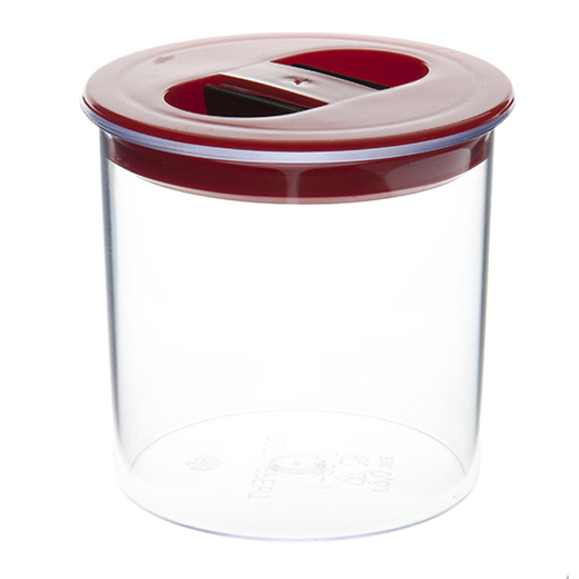 Банка д/сыпучих продуктов 0,6л круглая 