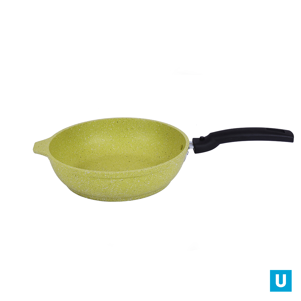 Сковорода 260мм со съемной ручкой, АП линия "Trendy style" (lime)***