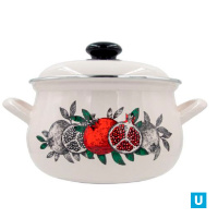 Кастрюля 3,0 литра "Цвет граната" (С-3912АП2/4Жм) 