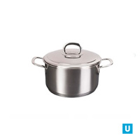 Кастрюля 3,0л.,линии "SAFIA",д.20см, метал./кр.