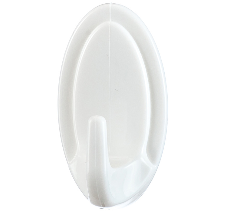 Крючок самоклеящийся "Овальчик" набор 10шт.