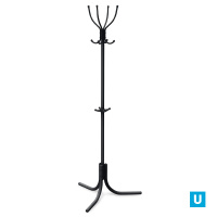 Вешалка напольная Комфорт 4 (ВК4/Ч черный)