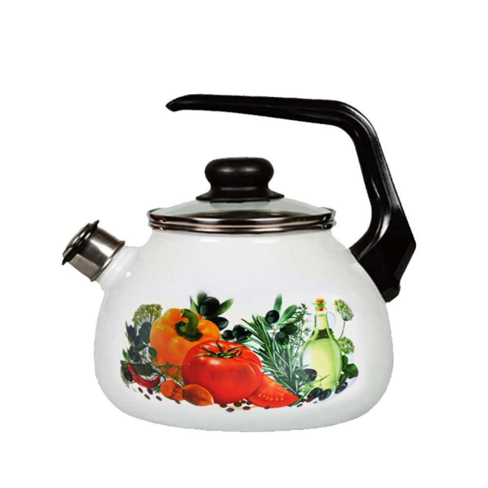 Чайник сф. со св. 2л "Европейская кухня", белосн., 4с210я