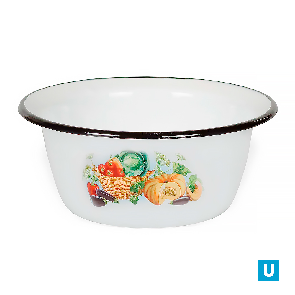 Миска 1,5л белосн. с рис.1с7с 