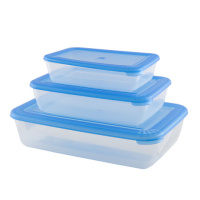 Комплект контейнеров для СВЧ "ЛАЙТ" 3шт (0,45/0,9/1,9л) прямоуголный