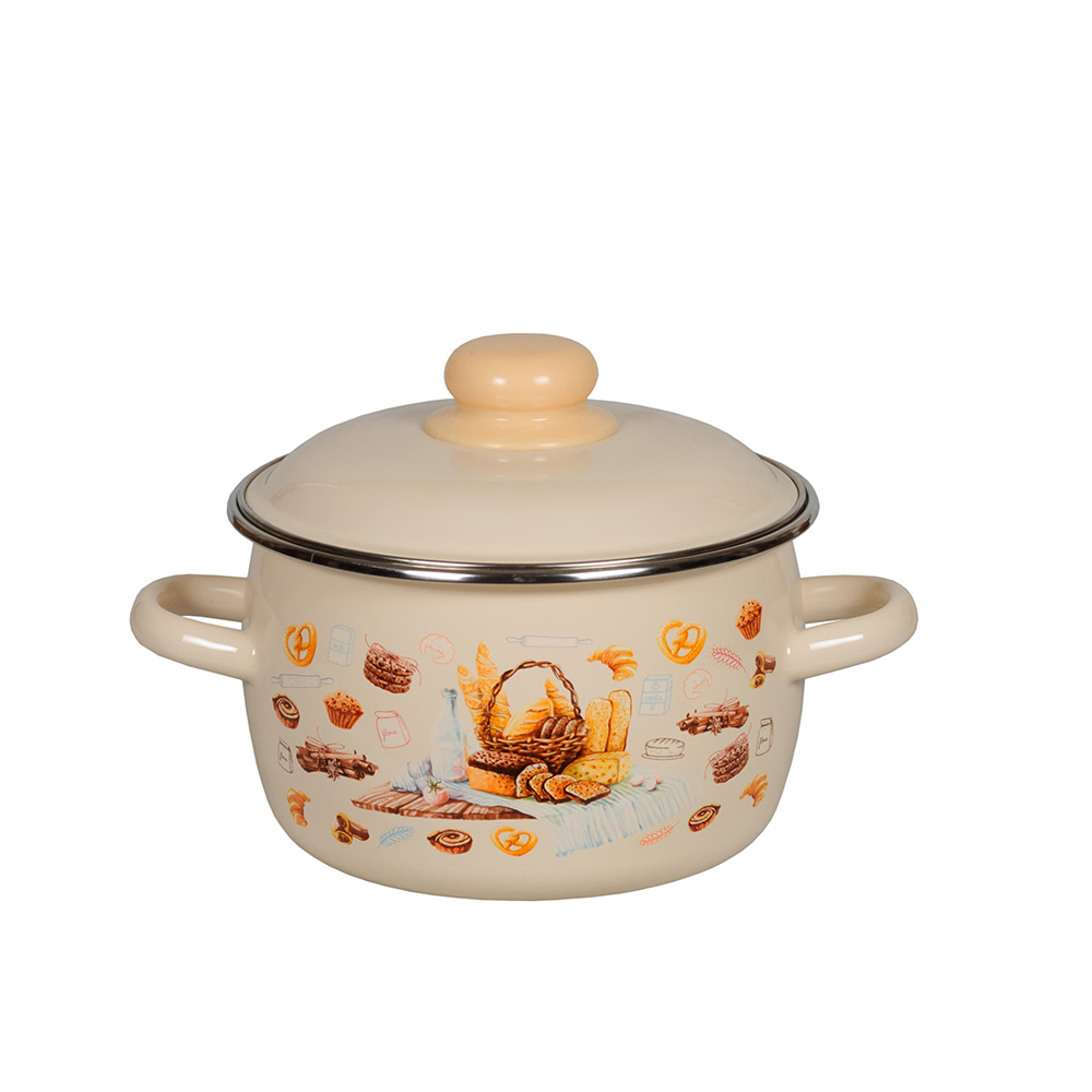 Кастрюля сф. 2л, слон. кость, Хлеб, 1RC161M