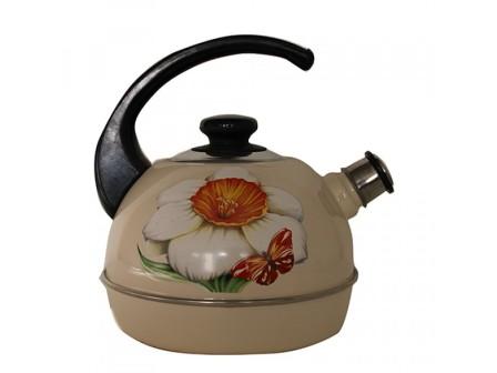 Чайник 3,5л к/р слонов кость Нарцис, арт. Т04/35/04/07