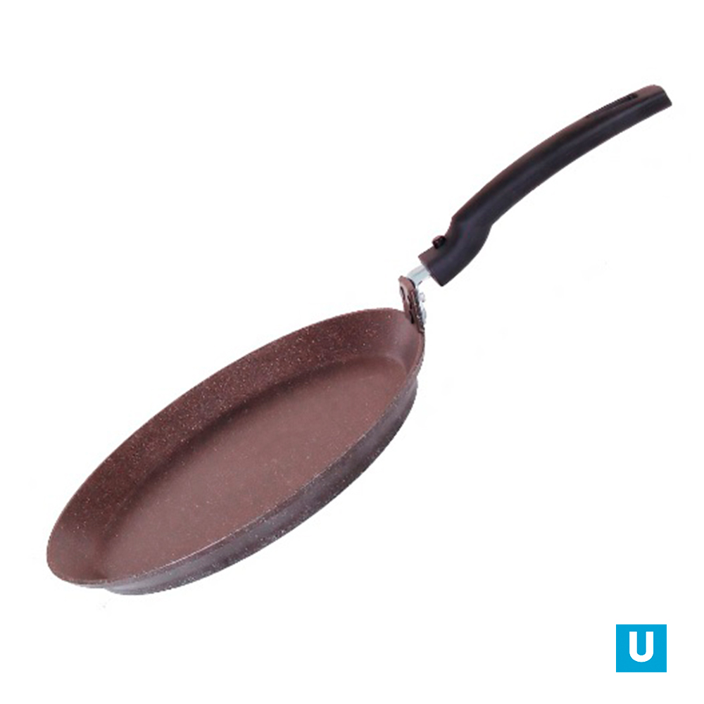 Сковорода блинная 220мм АП (кофейный мрамор)