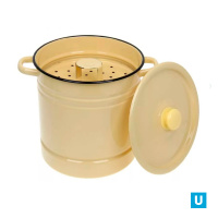  Позница (мантоварка) 12 л БЕЗ декора (4 вставки) с пл. кнопкой ПАЛЕВАЯ