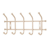 Вешалка настенная 5 кр (ВНТ5/БЖ бежевый металлик)