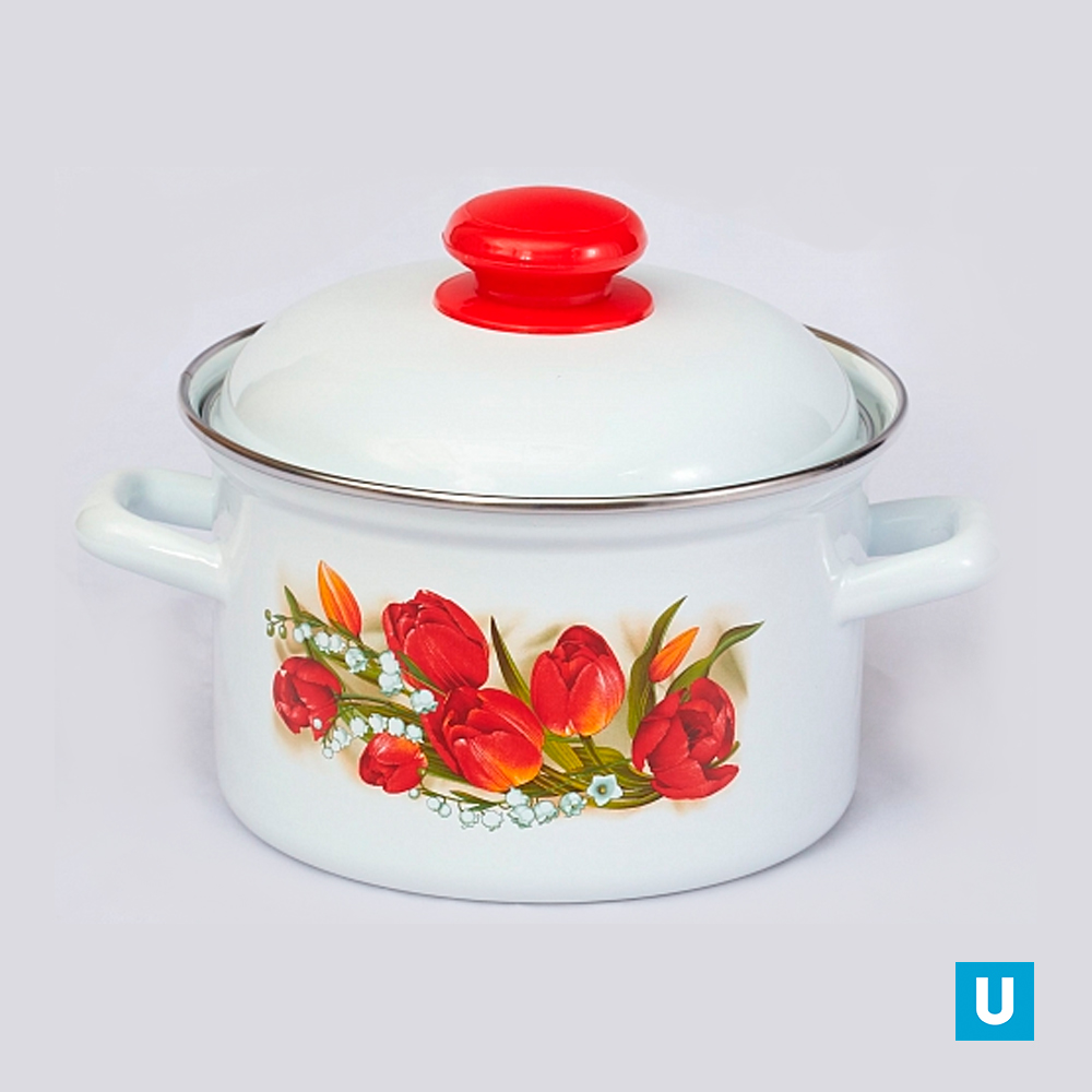 Кастрюля 6,0 литров "Ласковый май" (С-1618АП2/4) 