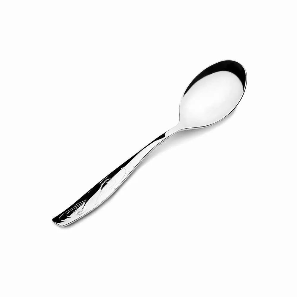 Ложка столовая ЛИРА (М14)  - ОБЫЧ.вид исп. [б/упак.] Нытва выс24мм дл195мм ш42мм