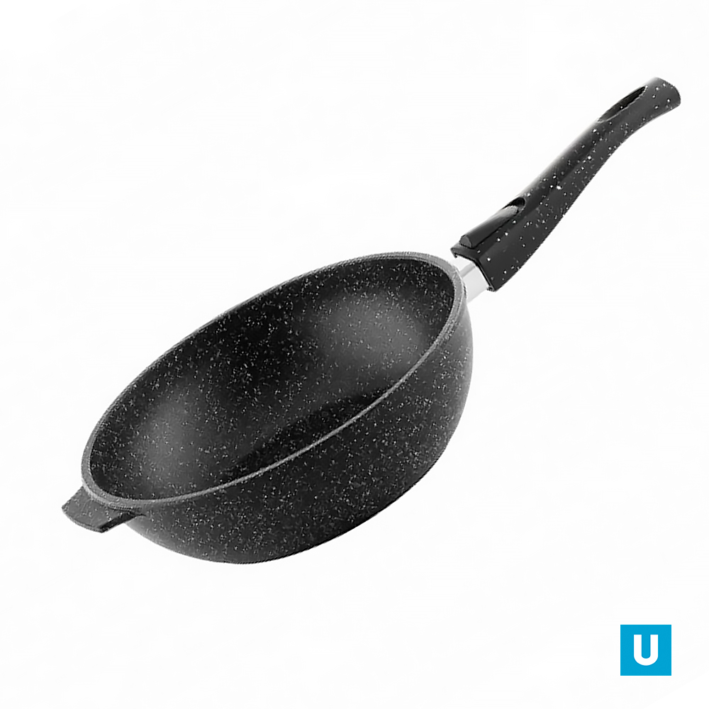 Сотейник 240/82мм Гранит со съем./ руч. без кр.,  ст2412аг