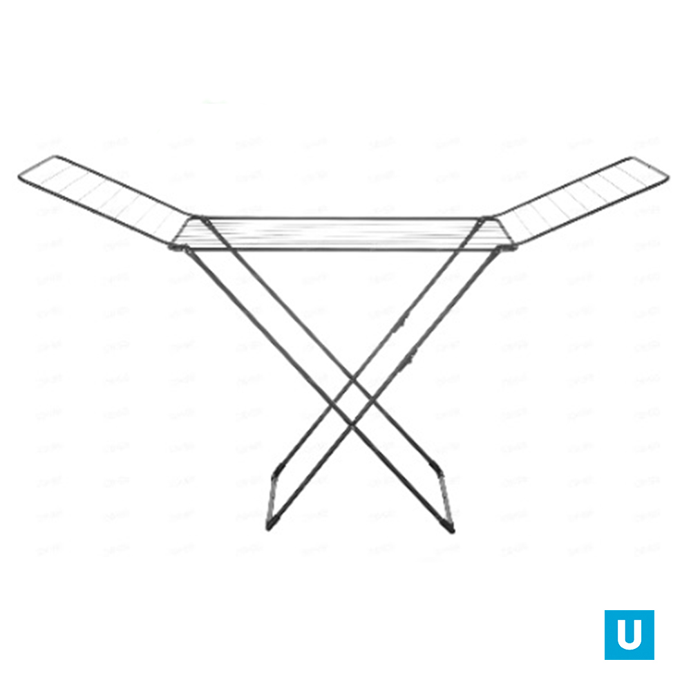 Сушилка для белья напольная 20 м (СБ2/Ч черный)