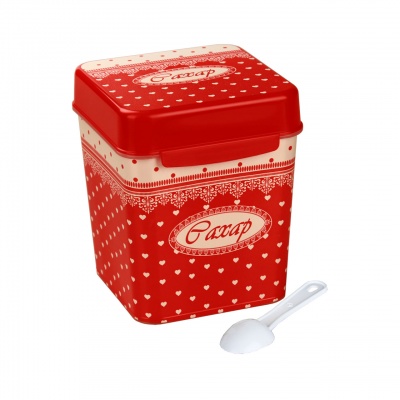 Ёмкость "Уют" 1,2л. Сахар  с ложкой