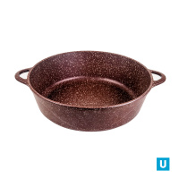 Жаровня 3,5л. 260/95 Шоколад без крышки ж6026аш