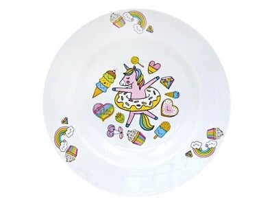 Тарелка 200 мм глубокая 250 см3 "Идиллия" Единорожки