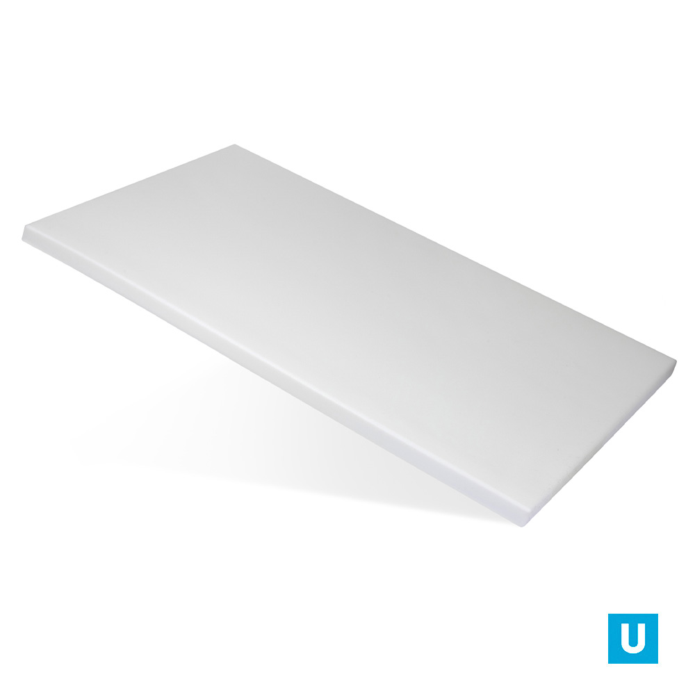 Доска разделочная 600х400х18 белая п/п Китай мки307