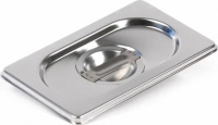 Крышка д/гастроемкости нерж 1/9 176*109мм