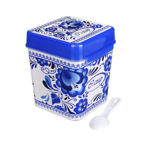 Ёмкость "Флорель" 1,2л Сахар с ложкой 