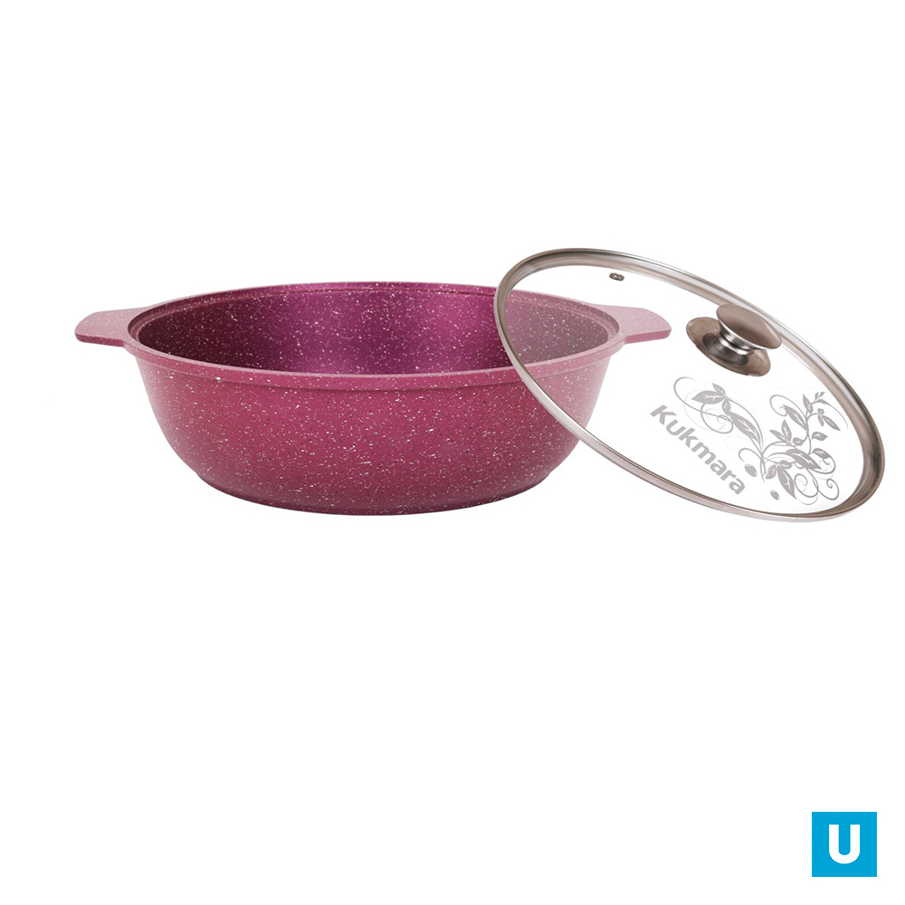 Кастрюля-жаровня 3л со стеклянной крышкой, АП линия "Trendy style" (mystery)