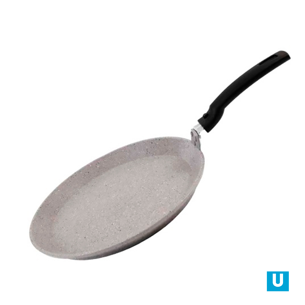 Сковорода блинная 200мм АП (светлый мрамор)