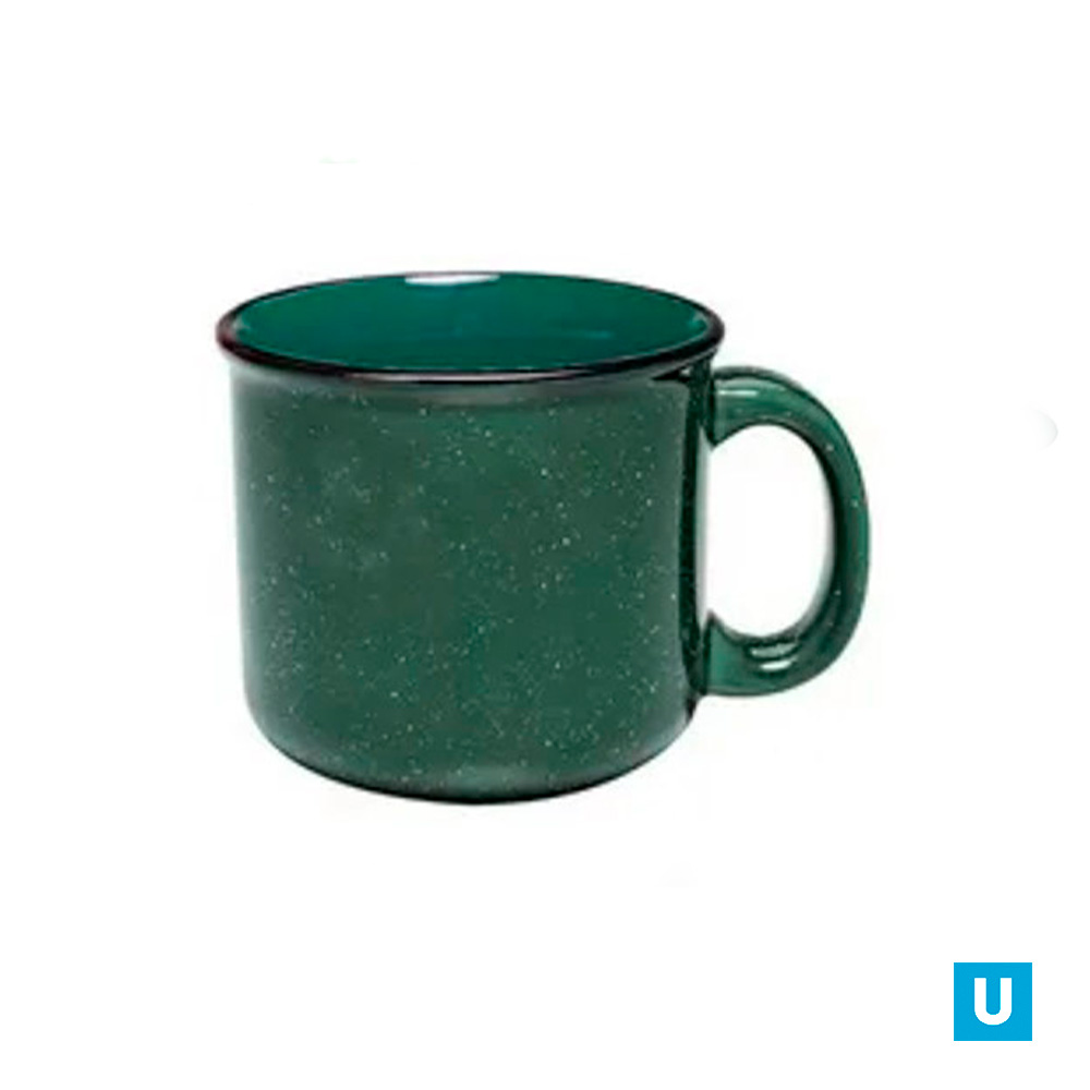 Кружка 0,4л, изумр. с зерн. 2с2 