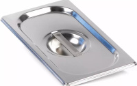 Крышка д/гастроемкости нерж 1/4 265*165мм
