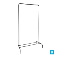 Вешалка гардеробная арт.ВГ02 цв.чёрный  800*380*1490