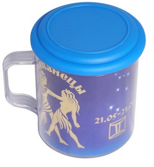 Термокружка "Знаки зодиака" 0,4л с крышкой С543К