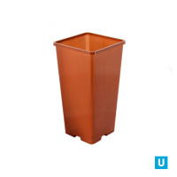 Горшок для рассады 2л (11х11х21,5см) цвет в ассорт. *120 (Ангора)