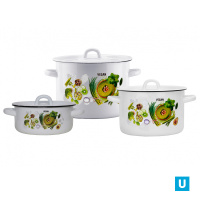 Набор "Кухонный 33-Vegan food" белый-4-326/4