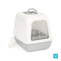 Туалет ALTA для кошек закрытый Серый (уп.1)