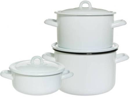 Набор 001 цилиндр бел.  1,45,  2,9  4,3л (С-001/Э)