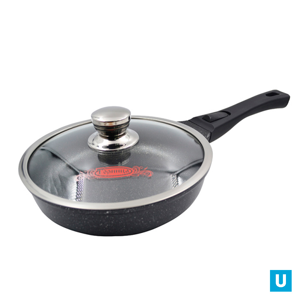 Сковорода 260/55мм Серебро Induction со съем/руч. с кр. (п/у), ис9264ср***