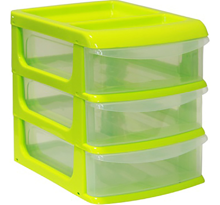 Универсальный бокс малый (3 секции) Цвет в ассортименте  