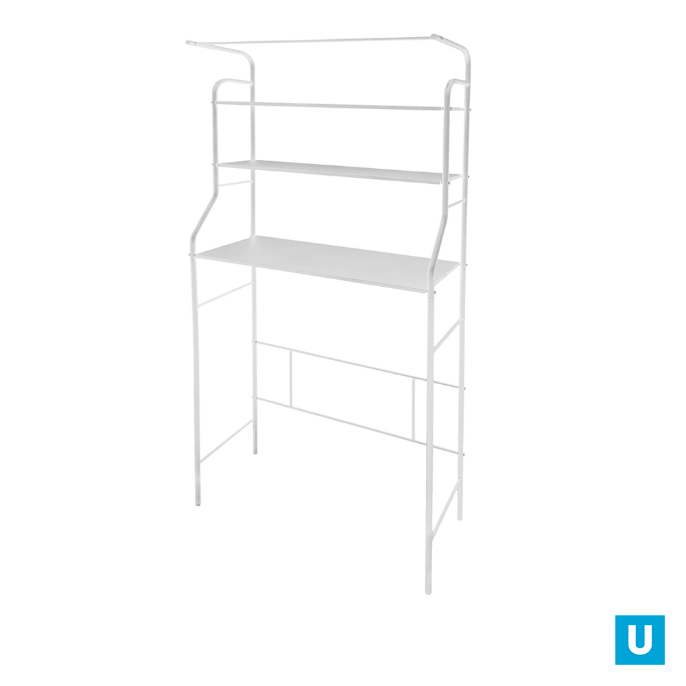 Стеллаж в ванную комнату широкий арт. СВШП11 цв.белый 945*270*95