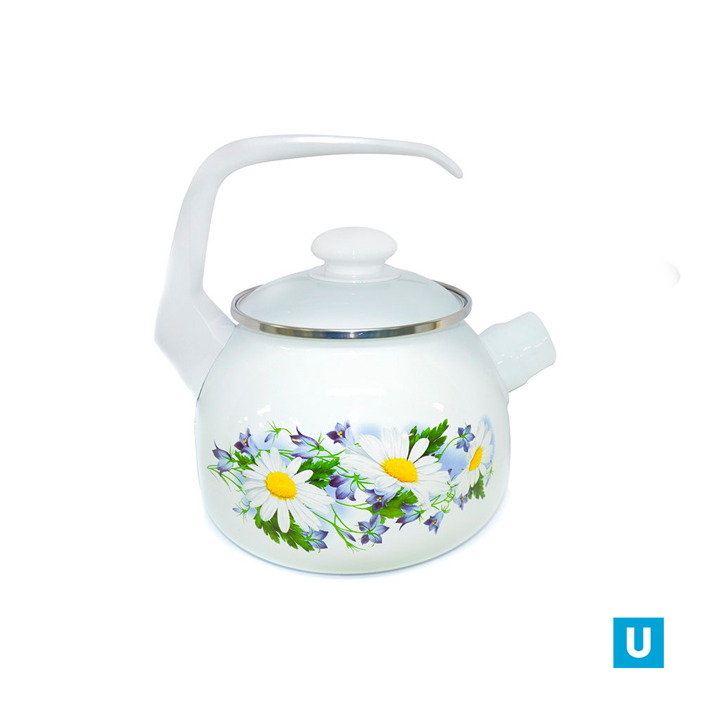 Чайник 2,5 литра "Ромашковое поле" (С-2711АП/4Рч) 