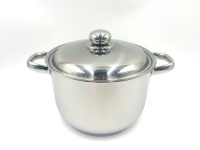 Кастрюля «Прима» (блеск) - 5 л, 220 мм, ТРС, КМ