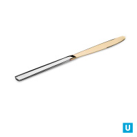 Нож столовый 1шт. ТОРЖЕСТВО с частичным декор покрытием (поштучно) (М18) Нытва БШК