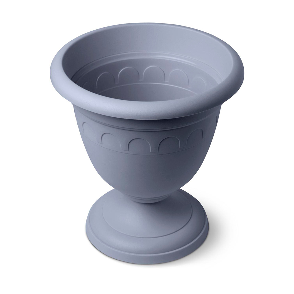 Вазон высокий Колывань 3л д22см серый 