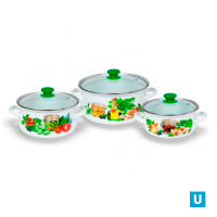 набор Сицилия-1-Экстра (белый), арт.(кастр сфер. 2,0л,3,0л,4,0л)