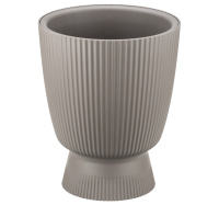 Кашпо ВЕЛЬВЕТ 3,7л со вставкой D220мм Французcкий серый