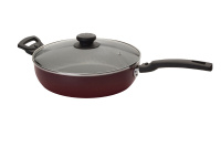 Сотейник 260 мм "КРУЖЕВО" с 2 руч., ст./кр, толщ.1,8мм