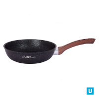 Сковорода 260мм с ручкой, АП линия "Гранит ультра" (синий)