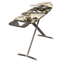 Гладильная доска металл Ника 10+ (1220*400) электросоеденитель, подставка под утюг,подрукавник