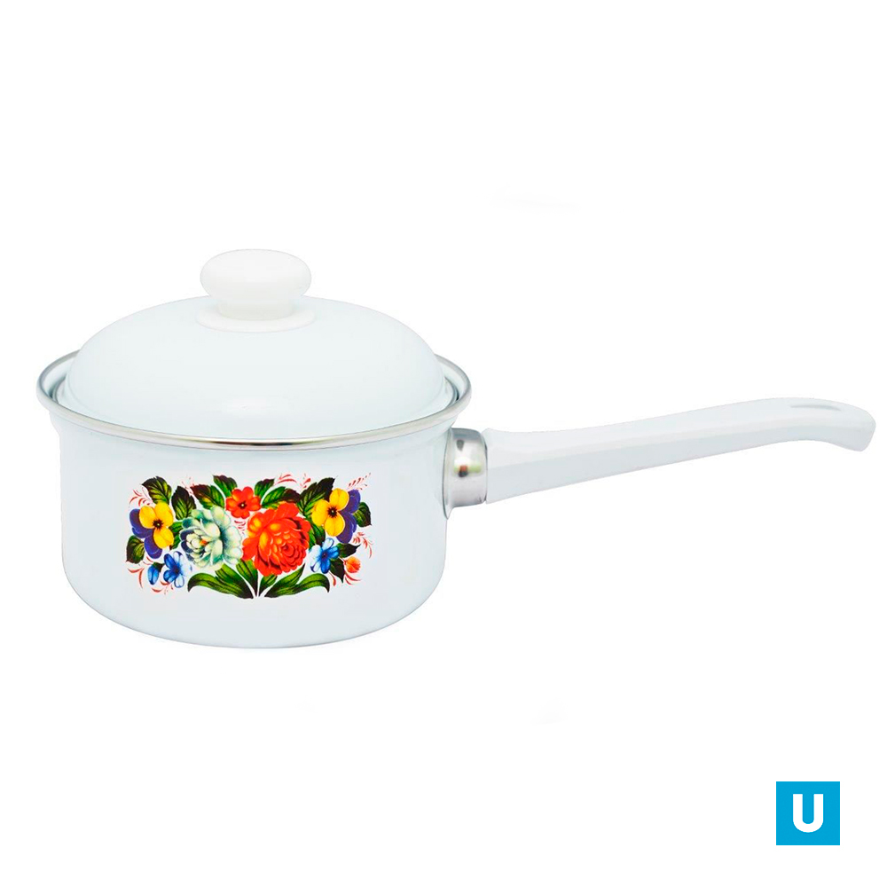 Кастрюля (ковш с кр.) 1,0 литр "Татьяна"  (С-1607АП/4)