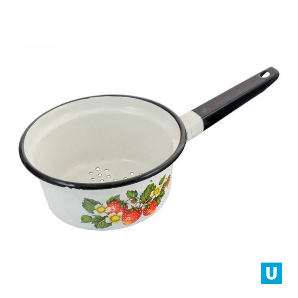  Дуршлаг 0,8 л декор светлый