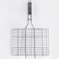 Решетка гриль для барбекю 35*26*2см длина 59см тол.прута 1,6мм. Арт.UC-BBQ06